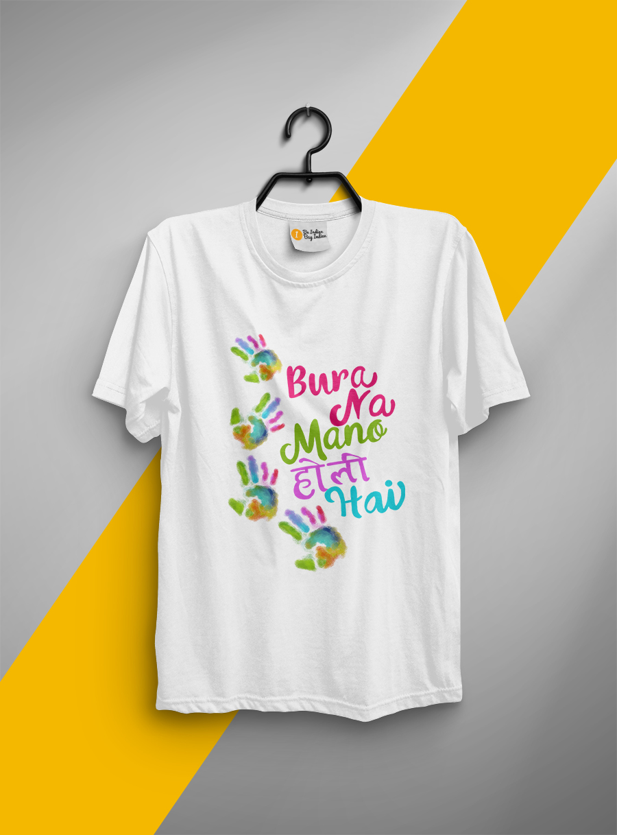 bura na mano holi hai t shirt